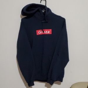 Black/Dark Navy Ginza Hoodie